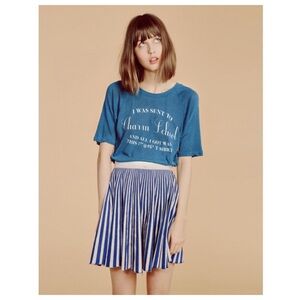 Wildfox Blue Short Sleeve Tee